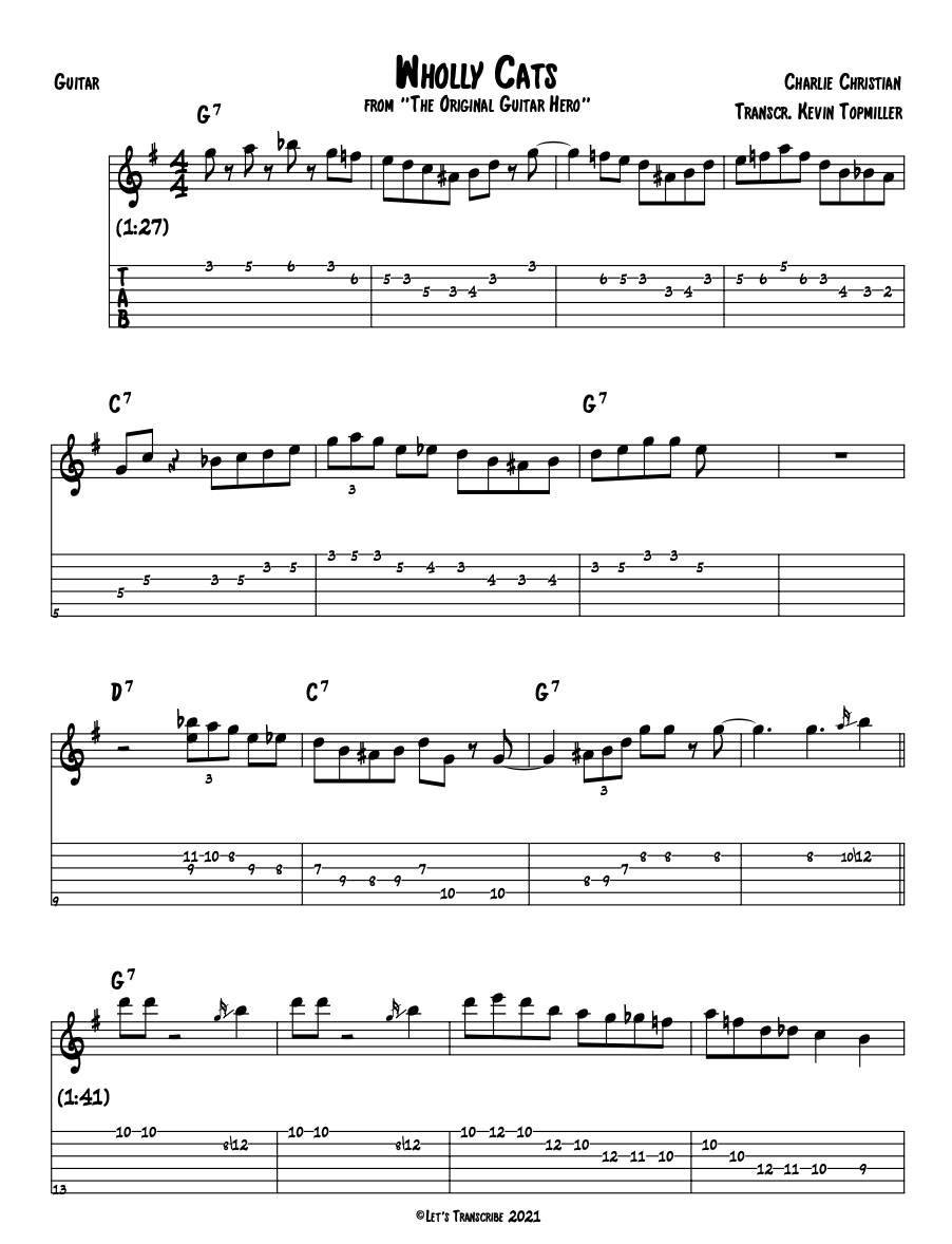 "Why Was I Born?" - Kenny Burrell & John Coltrane (Jazz Guitar Transcription)