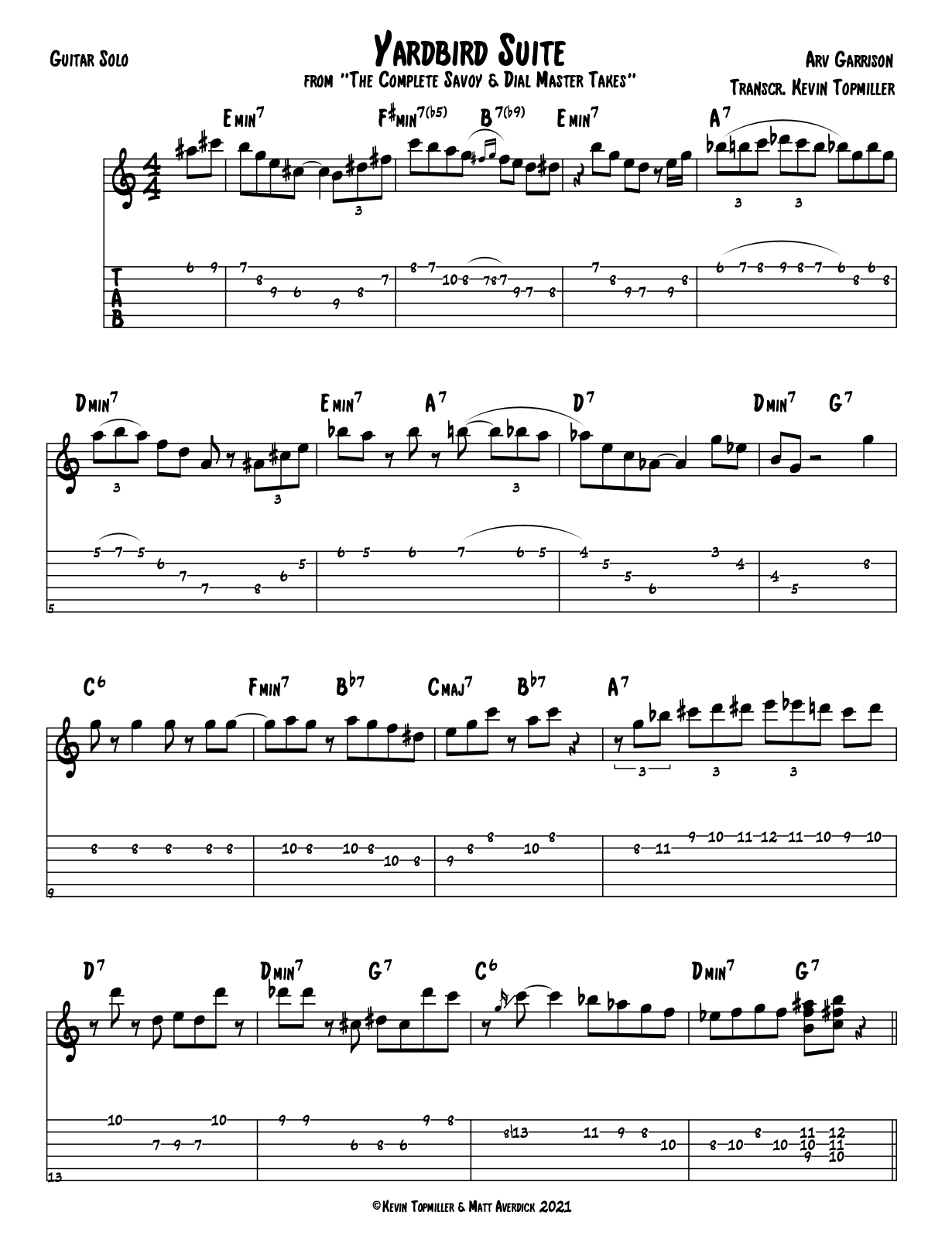 "You Go To My Head" - Barney Kessel (Jazz Guitar Transcription)