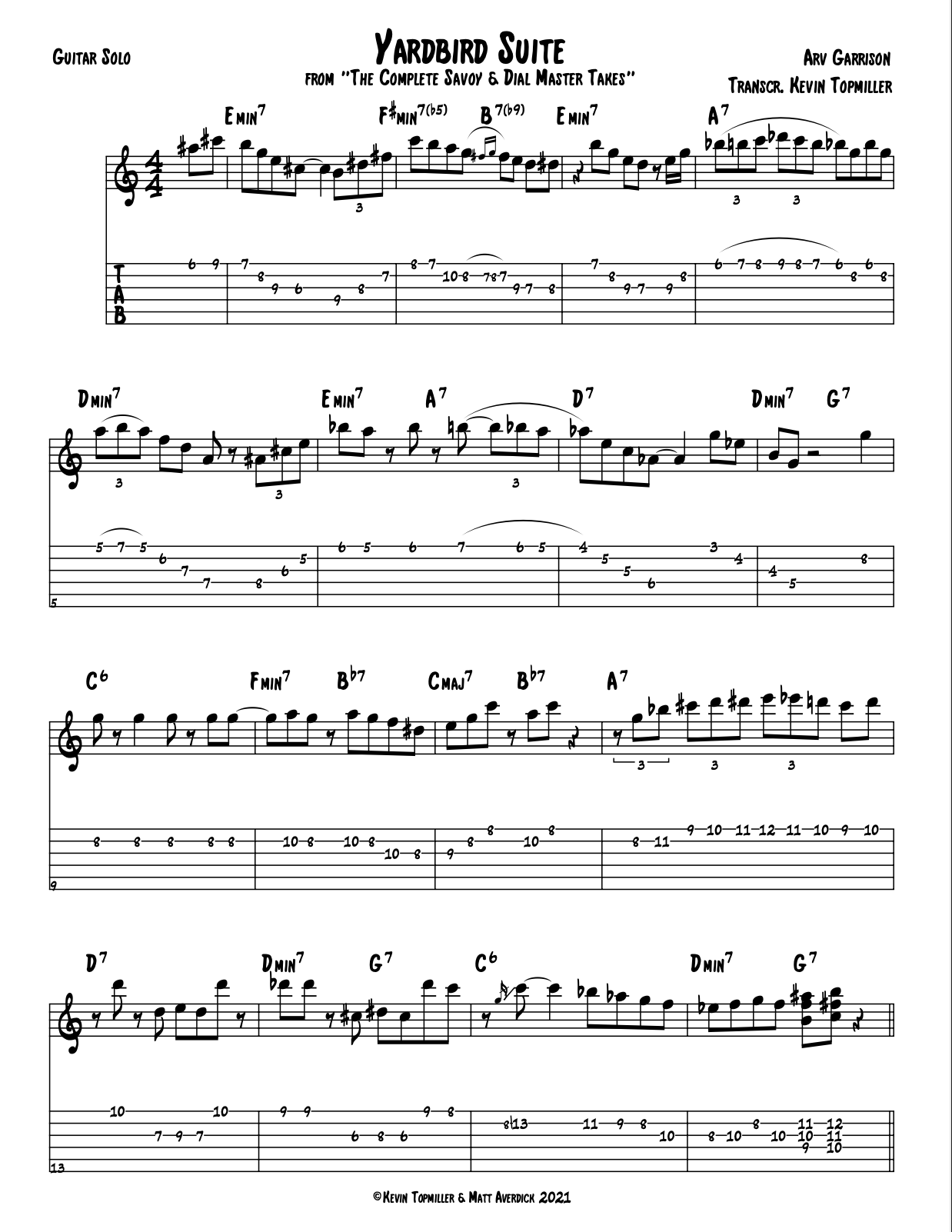 "You Stepped Out of A Dream" - Joe Pass (Jazz Guitar Transcription)